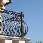 wrought iron balcony